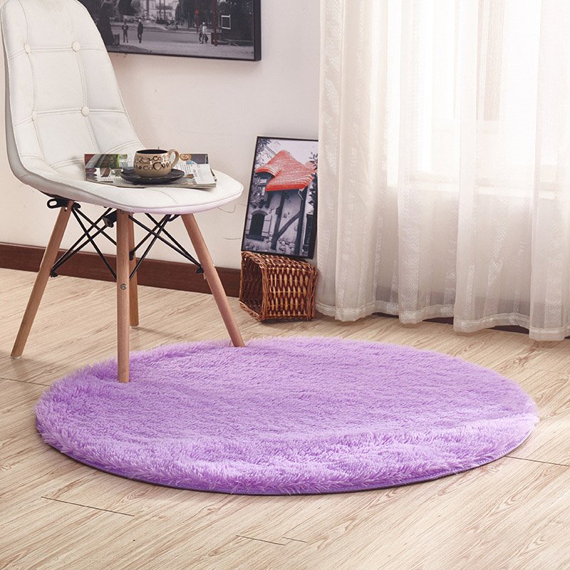 Fluffy Shaggy Large Rugs Anti-Slip Round Soft Carpet Mat Floor Living Room Bedroom Rug - Image 33