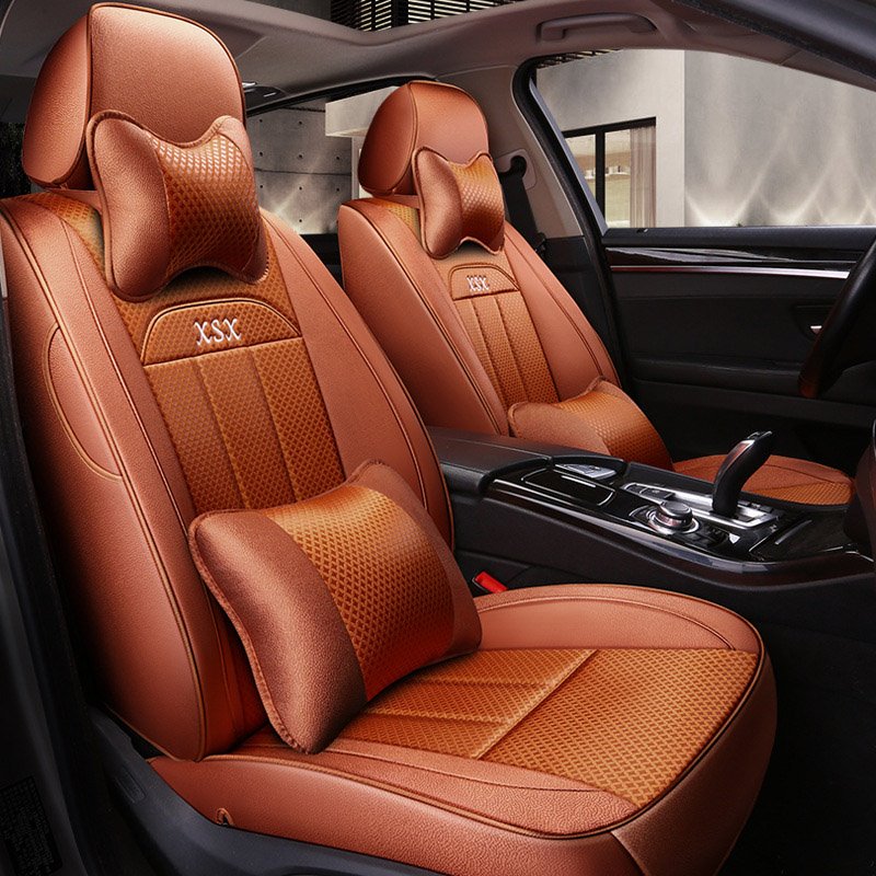 Classic Simplified Design With Streamlined Patterns Custom Car Seat Covers £¨No Pillows£©