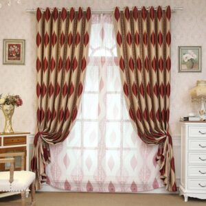 Modern Elegant Brown Coffee Sheer Curtains for Living Room Bedroom Decoration Custom 2 Panels Breathable Voile Drapes No Pilling No Fading No off-lining Polyester