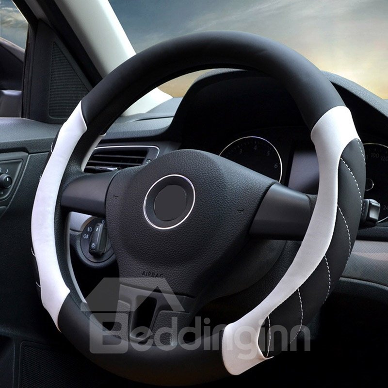 Sports Style Cool Colors PVC Leather Steering Wheel Cover - Image 2