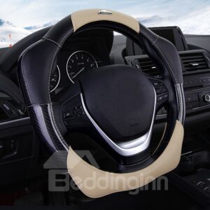 3D Design Easy Installation And Extra Grip Leather Durable Car Steering Wheel Cover Suitable for Most Round Steering Wheels
