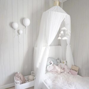 Children's Room Decoration Tents Dome Children's Dreamy Bed Curtains White Indoor Bed Nets