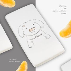 Cotton Elastic design with No Wrinkling Fitted Sheet Cartoon Baby Mattress Covers