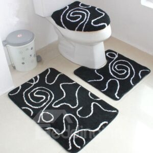 Elegant European Style 4-Piece Toilet Seat Cover