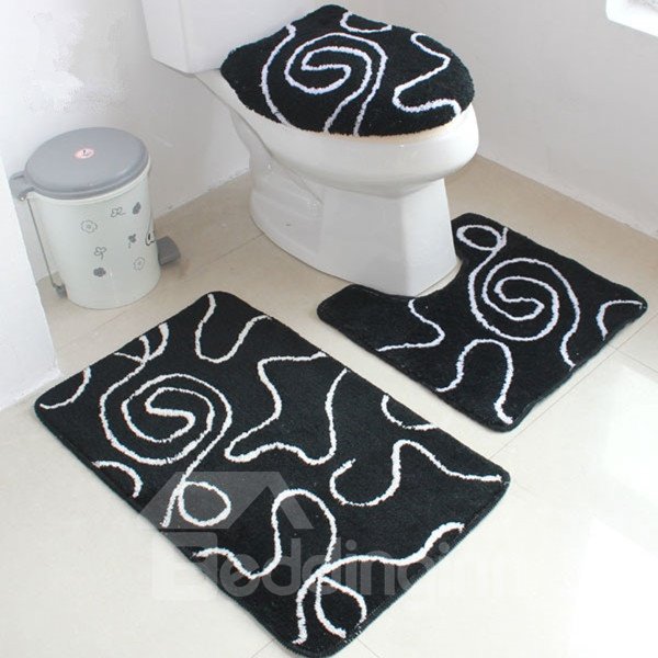 Elegant European Style 4-Piece Toilet Seat Cover