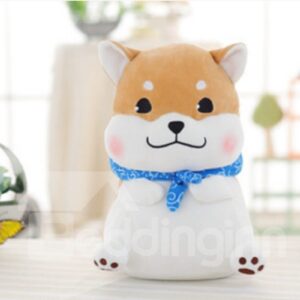 Shiba Inu Shaped Soft Plush Cartoon Style Throw Pillow