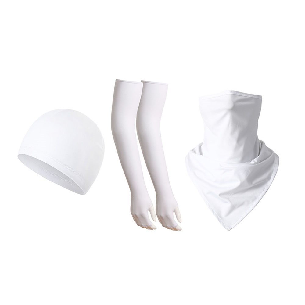 3Pcs/Set Cooling Earloops Bandana & Arm Sleeve & Helmet Liner Cap For Men Women Motorcycle Cycling Outdoors Sports - Image 14