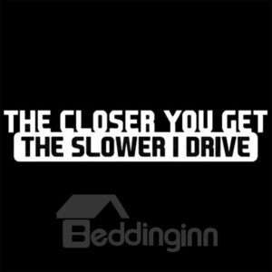 Waterproof Scratch Resistant Cool Letter Pattern Car Sticker