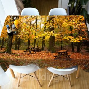 Parties&Picnics European Style Vivid Color 3D Tablecloth