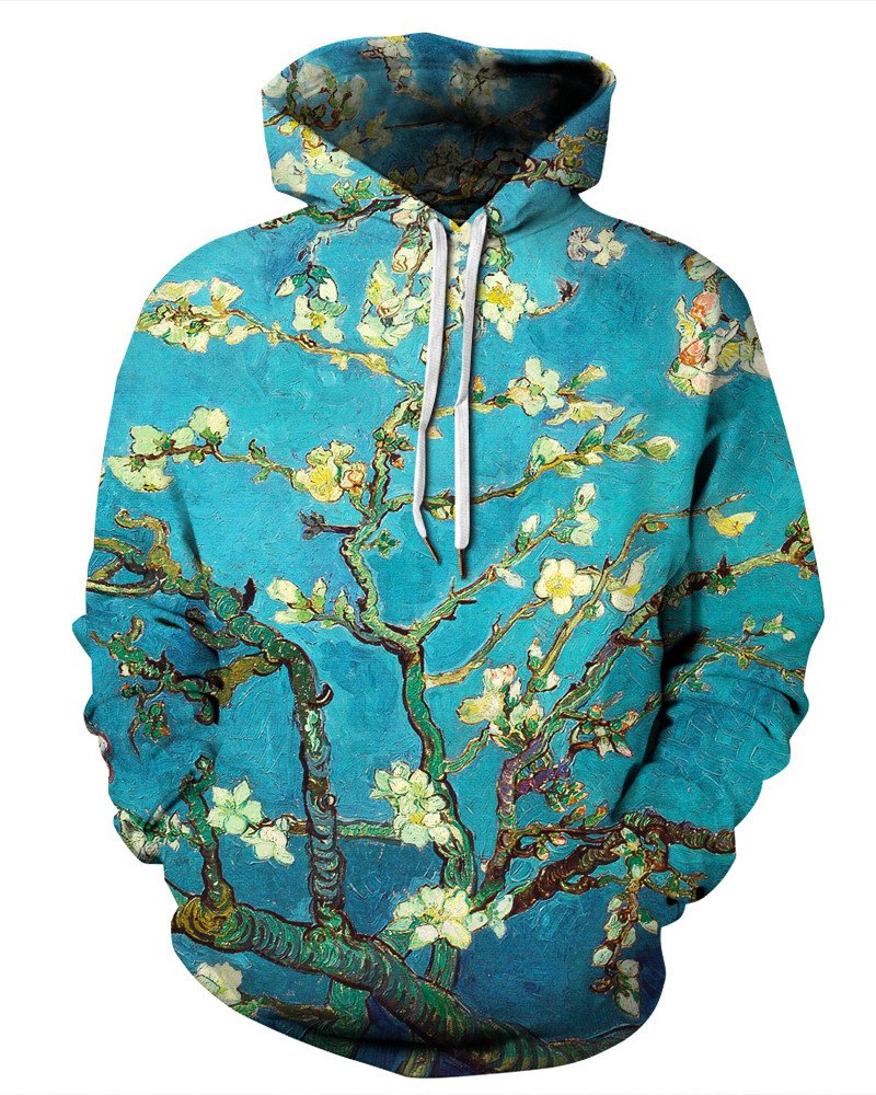 Pullover Unisex Lightweight Casual Style Athletic 3D Painted Hoodie - Image 2