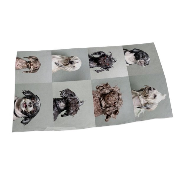 Cute Doggy 3D Printing Square Bath Towel & Beach Towel