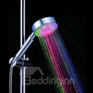 7 Colors LED Chrome Finish Hand Shower Head