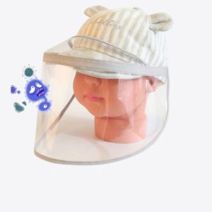 Baby Hat Anti-droplet Pure Cotton Cute Super Cute Protective Hat Children's Fisherman's Hat Sunshade In Summer