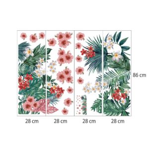 Environmental and Waterproof Door Decals for Home Decorations PVC 3D Door Mural Plane Wall Sticker