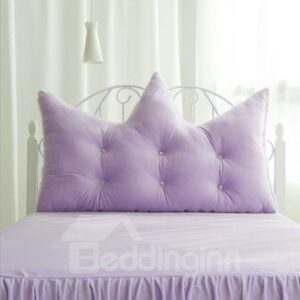 Alternative Soft Purple Velvet Decoration Backrest Cushion