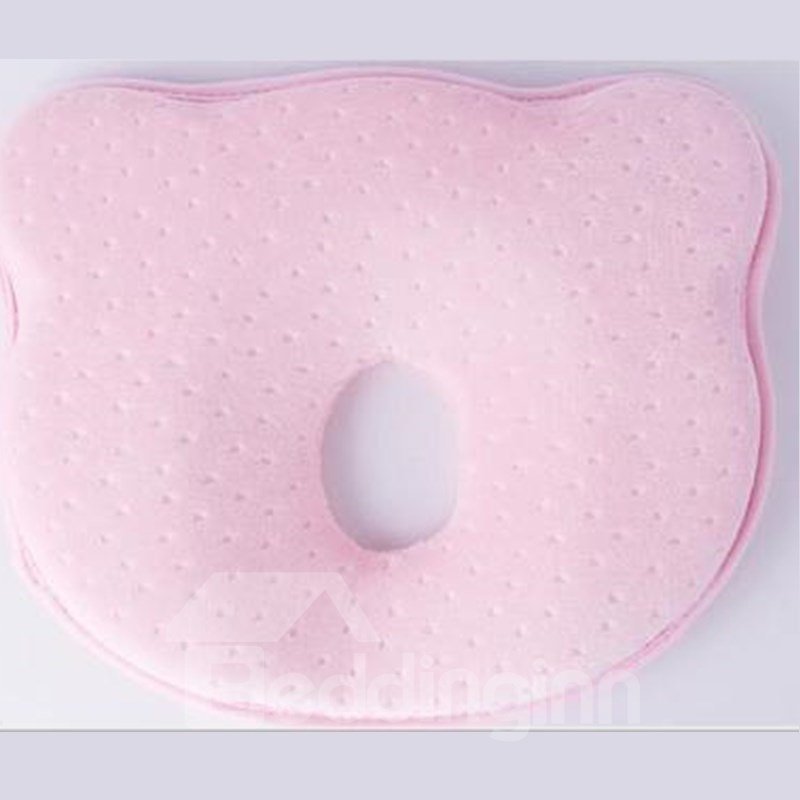 Simple Design Three Colors Option Prevent Flat Head Baby Pillow For Newborn - Image 2