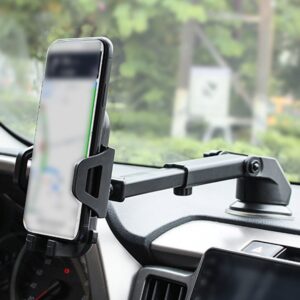 New Carbon Fiber Texture Mobile Phone Holder Sucker Telescopic Bracket Navigation Bracket