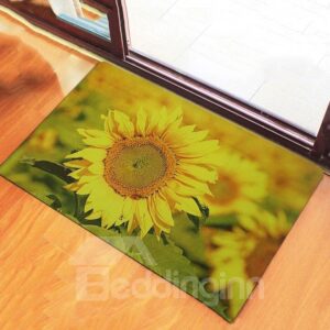 Super Fashion Wonderful Sunflower Pattern Doormats