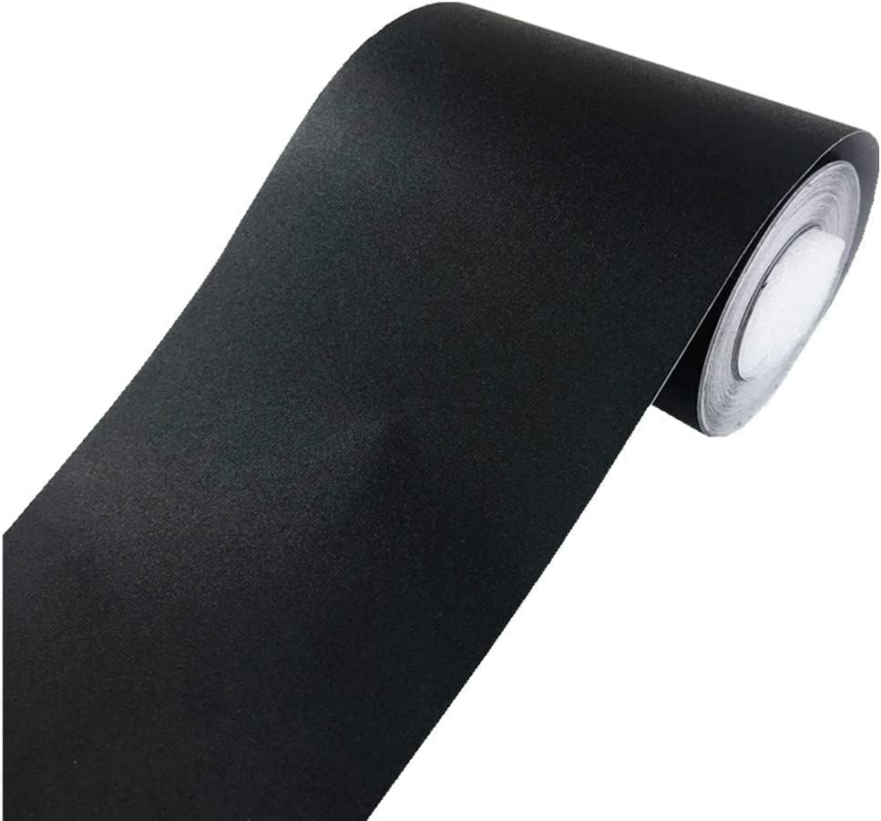 Simplemiuji Black Matte Wallpaper Border Peel Stick Home Ceiling Decorative Border for Bathroom Living Room Kitchen 4inch by 32.8ft - Image 3