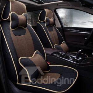 Comfortable Design Casual Contrasting Colors Custom Fit Car Seat Covers