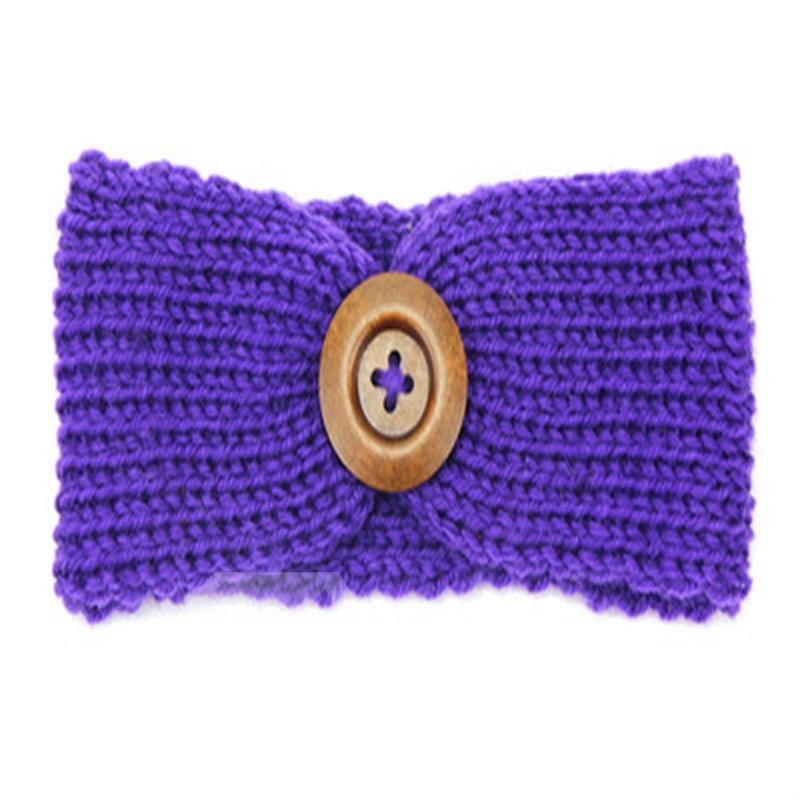 Button Decoration Acrylic Simple Multi-Color 1-Piece Baby Hair Band - Image 10