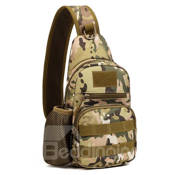 Lightweight Camouflage Shoulder Waterproof Easy-Clean Outdoor Chest Bag Bckpack - Image 3