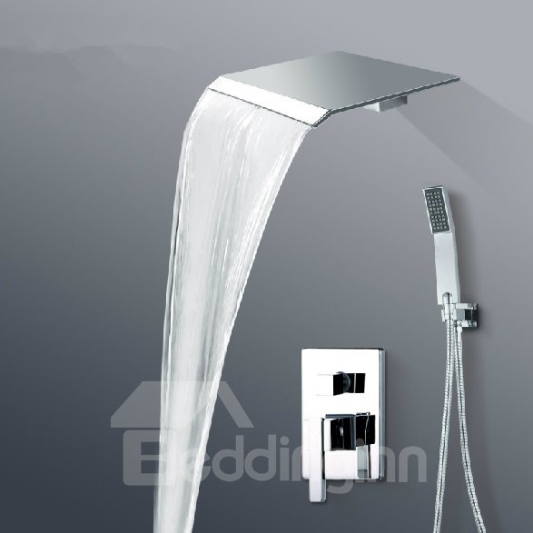 New Arrival Pure Copper Concealed Shower Head Faucet with Handheld