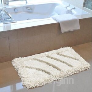 High Quality Solid Color  Contemporary Bath Rug