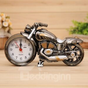 Luxury Retro Style Motorcycle Alarm Clock Unique Eye-catching Exquisite Motorbike Sporting Unique Gift for Motor Lovers,Kids,Boys