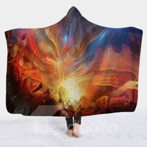 Fantastic Cosmic Galaxy View Super Soft Fleece 3D Hooded Blanket