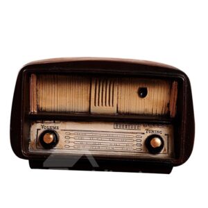 Vintage Radio Model Set Industrial Style Dress Shop Bar Window House Decoration Display