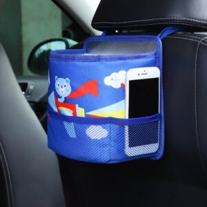 Vehicle Multi-Functional Creative Suspended Vehicle Trash Can Garbage Bins In The Car Garbage Bags Storage Boxes