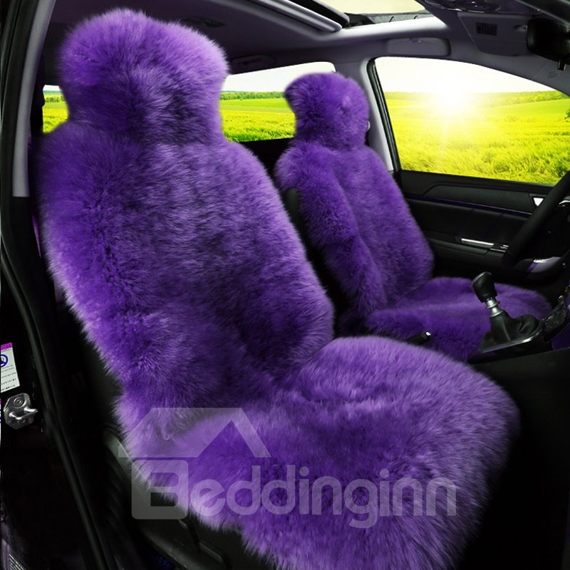 New Comfortable And Soft Lambswool Warm Fashion Car Seat Cover - Image 5