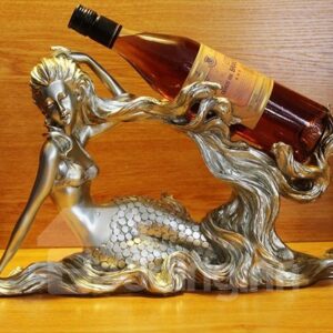 Gorgeous Mermaid Resin 1-Bottle Wine Rack Bottle Holder
