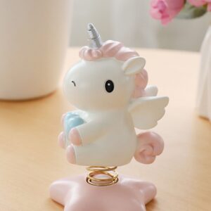 Cute Cartoon Unicorn Shake Head Car Decorations