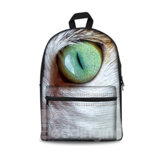New 3D Animals Huge Eyes Print Backpack School Bags Cool Casual Laptop Packs