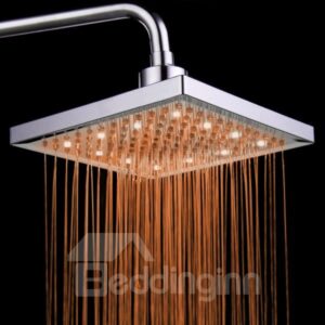Luxurious Shower Head with Color Changing LED Light