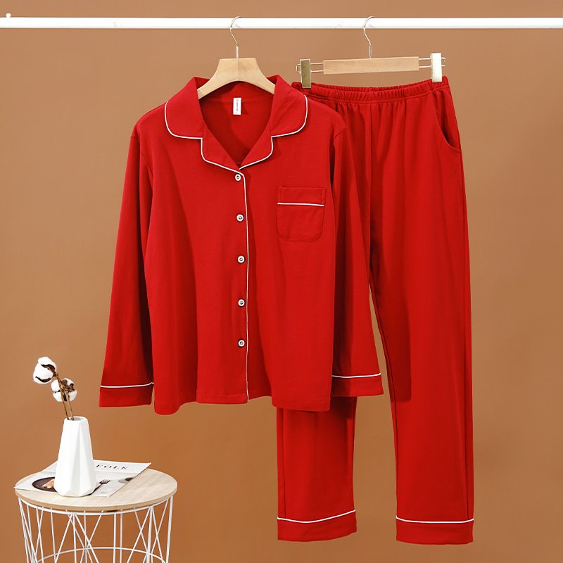 Autumn Spring Sleepwear Long Sleeve Pajamas Set For Women Modal Pants Set Comfort Nap Loungewear Women's Home Clothes Evening Wear 5 Colors - Image 11