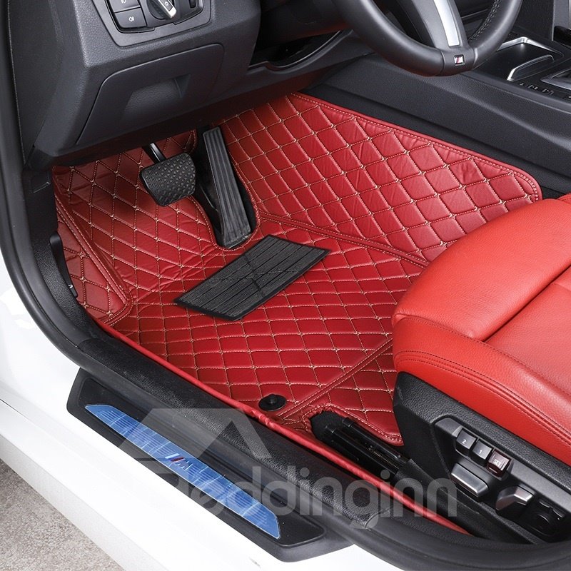 Plain Pattern XPE Material Waterproof Custom Fit Car Floor Mat - Image 5