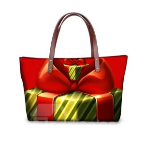 Christmas Gift Waterproof Sturdy 3D Printed for Women Girls Shoulder HandBags