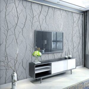 32ft 3D Thick Line Suede Embossed Curve Wall Murals Living Room Bedroom TV Background Wallpaper Wall Murals