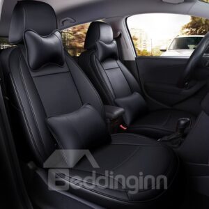 Luxury Plain Patern Simple Style PVC Leather Custom Car Seat Cover