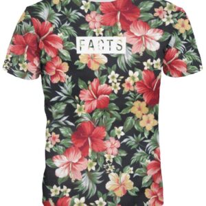 Colorful Floral Casual Design Unisex Crewneck 3D Pattern T-Shirt