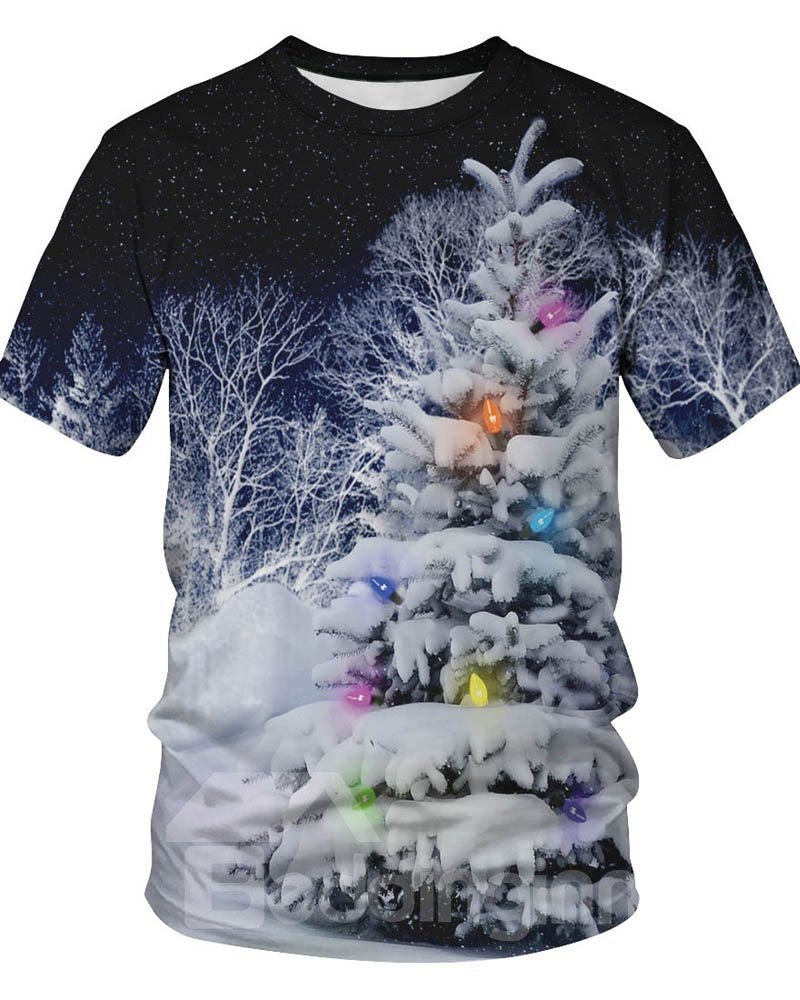 Christmas Loose Model Realistic Unisex 3D T-Shirt - Image 3