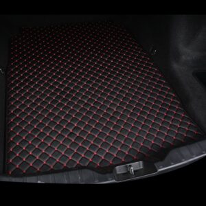 Cost-effective Classic High-quality Leather Black&Red Custom Car Trunk Cushion
