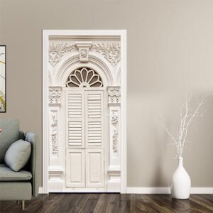 3D Door Wall Stickers Mural Art Decals Removable Self-adhesive Vinyl Home Decor