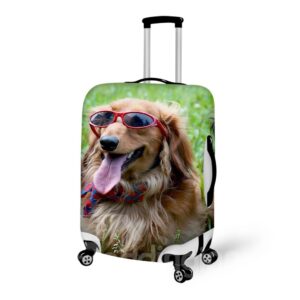 Super Cool Fashion Dog Pattern 3D Painted Luggage Cover
