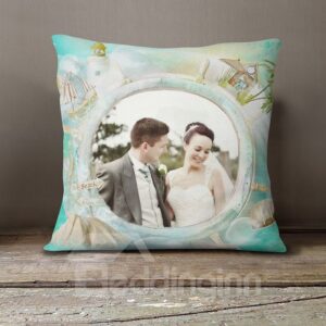 Polyester Material Your Own Picture On It Pillow Case