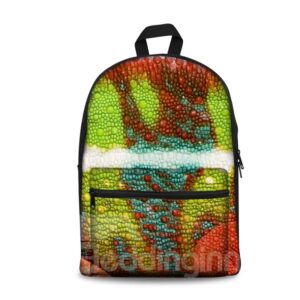 New Fashion 3D Modern Style Abstract Painting Backpack Students School Campus Bags