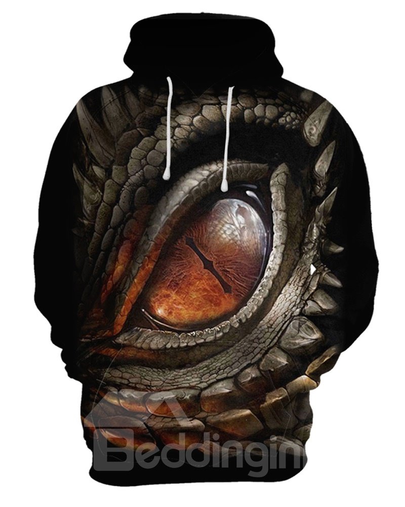 Pullover Kangaroo Pocket Lightweight Pullover Printed Pattern 3D Painted Hoodie - Image 4